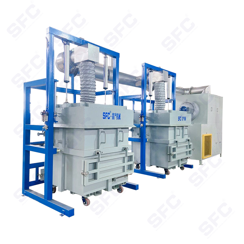 Pengering enapcemar jenis circule reciprocating